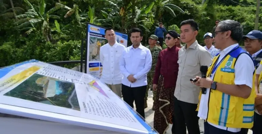 Wapres Gibran Tinjau Bendungan Bagong: Solusi Banjir dan Kunci Produktivitas Petani Jatim Selatan