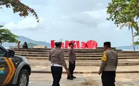 Pastikan Keamanan Wisatawan, Polres Trenggalek Siagakan Patroli Intensif di Titik Rawan