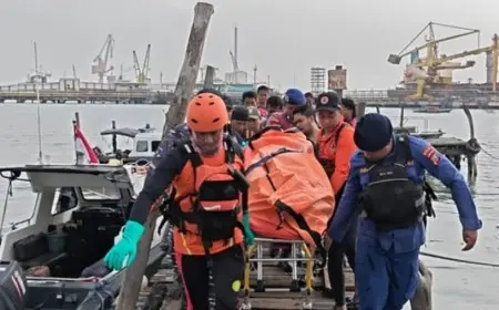 Satu Nelayan Hilang Di Gresik Ditemukan Tewas di Pelabuhan Wilmar, Pencarian Sisakan 1 Korban