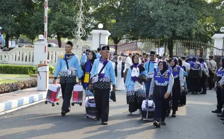 Update Jemaah Haji Jombang Kloter 60-63: Umroh Wajib Hampir Tuntas