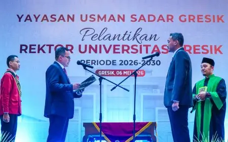 Rektor Baru Ungres Dilantik, Bupati Yani Tekankan Sinergi Kampus Hadapi Tantangan Global