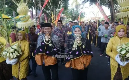 Tradisi Manten Tebu Awali Musim Giling 2026, PG Mojopanggung Targetkan Produksi 33 Ribu Ton Gula