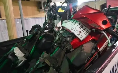 Laka Adu Banteng di Karangrejo, Satu Pengendara Meninggal Dunia di RSUD dr Iskak