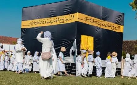Yayasan Pendidikan Islam Terpadu Robbani Gelar Manasik Haji Akbar