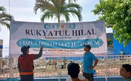 Kemenag Lamongan Gelar Rukyatul Hilal Penentuan 1 Dzulhijjah 1447 H Sore Ini