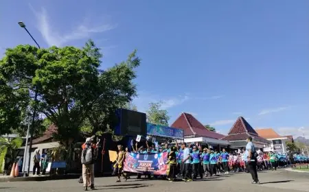 Jadi Ajang Pembinaan Atlet dan Seni, Gelaran PORSENI Dindik Pacitan 2026 Berlangsung Meriah