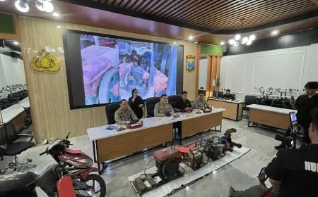 Maling Diesel Asal Gresik Diringkus Polres Lamongan, Beraksi di 53 Lokasi