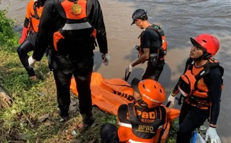 Hanyut Sejauh 35 Kilometer, Jenazah Mustofa Ditemukan di Wilayah Kediri