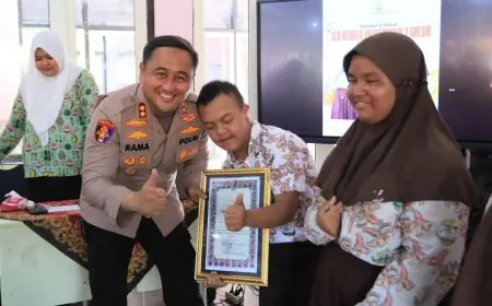 Berprestasi, Guru dan Siswa SLB Kemala Bhayangkari 2 Gresik Diapresiasi