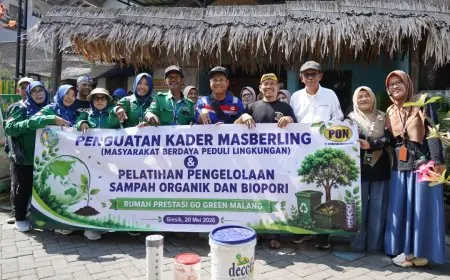 Dari Sampah Jadi Bernilai, Kader MASBERLING PT PON Dibekali Pelatihan Pengolahan Sampah dan Biopori