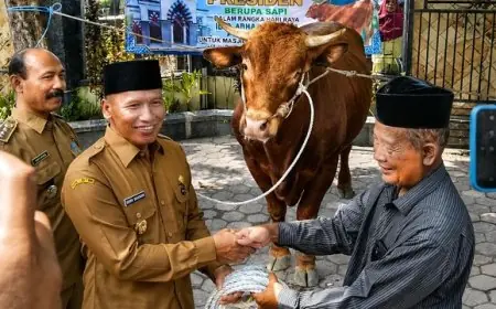 Rayakan Idul Adha, Pemkab Tulungagung Salurkan Sapi Bantuan Presiden dan 27 Hewan Kurban
