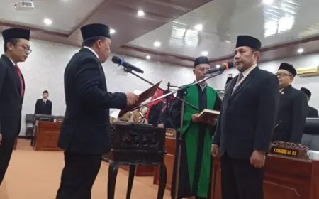 Komarudin Resmi Jadi Anggota DPRD Trenggalek PAW Sisa Masa Jabatan 2024-2029