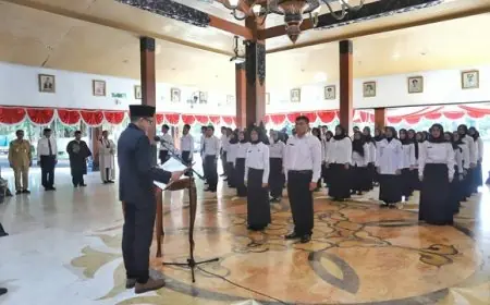 Lantik 88 PNS Baru, Wabup Syah Tekankan Pentingnya Inovasi di Tengah Keterbatasan Anggaran