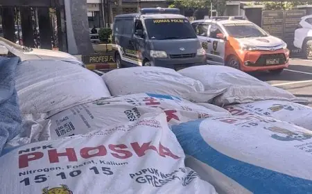 Jual Pupuk Palsu Berlabel NPK Phoska, Pria asal Tulungagung Ditetapkan sebagai Tersangka