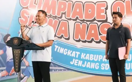 O2SN SD 2026 Tulungagung Resmi Dibuka, Plt Bupati: Ajang Cetak Atlet Berjiwa Patriot