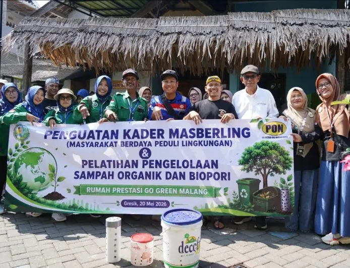 Dari Sampah Jadi Bernilai, Kader MASBERLING PT PON Dibekali Pelatihan Pengolahan Sampah dan Biopori