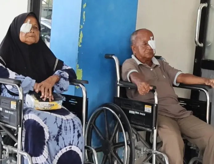 RSUD Ploso Gelar Operasi Katarak Gratis 80  Pasien