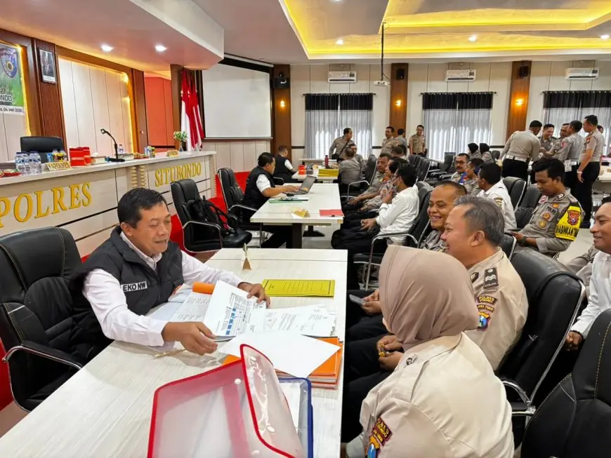 Kawal Akuntabilitas 2026, Itwasda Polda Jatim Evaluasi Operasional Polres Situbondo