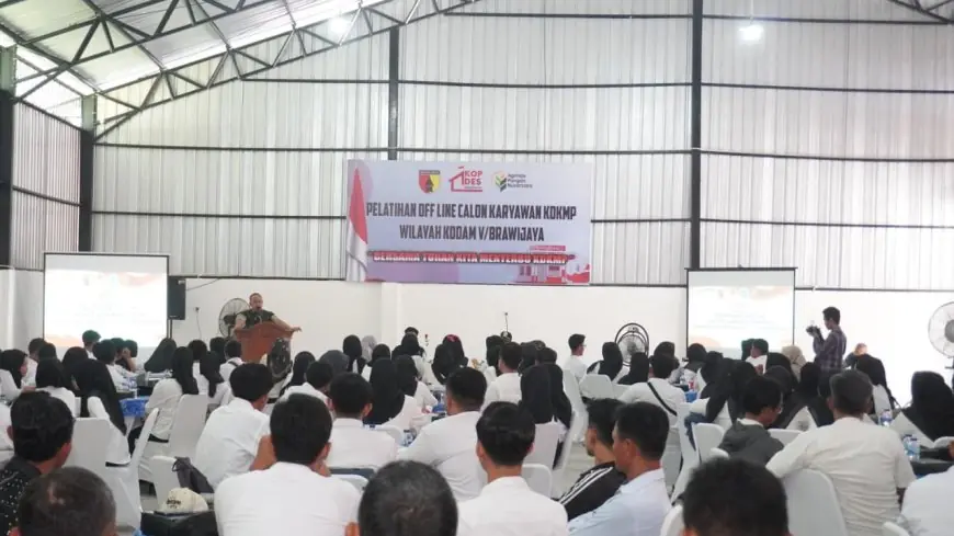 Jelang Peresmian oleh Presiden 16 Mei Mendatang, Dandim Lamongan Gembleng Calon Karyawan KDKMP