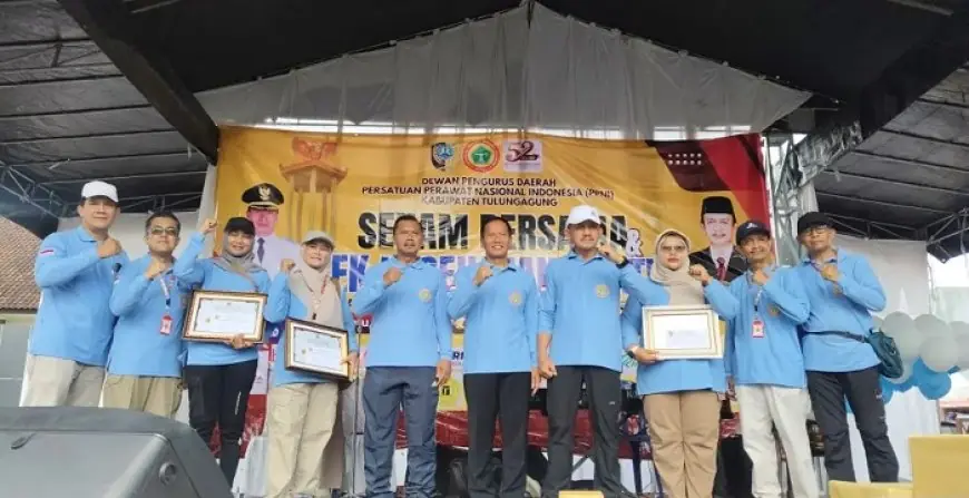 HUT ke-52 PPNI, Plt Bupati Tulungagung Apresiasi Peran Perawat