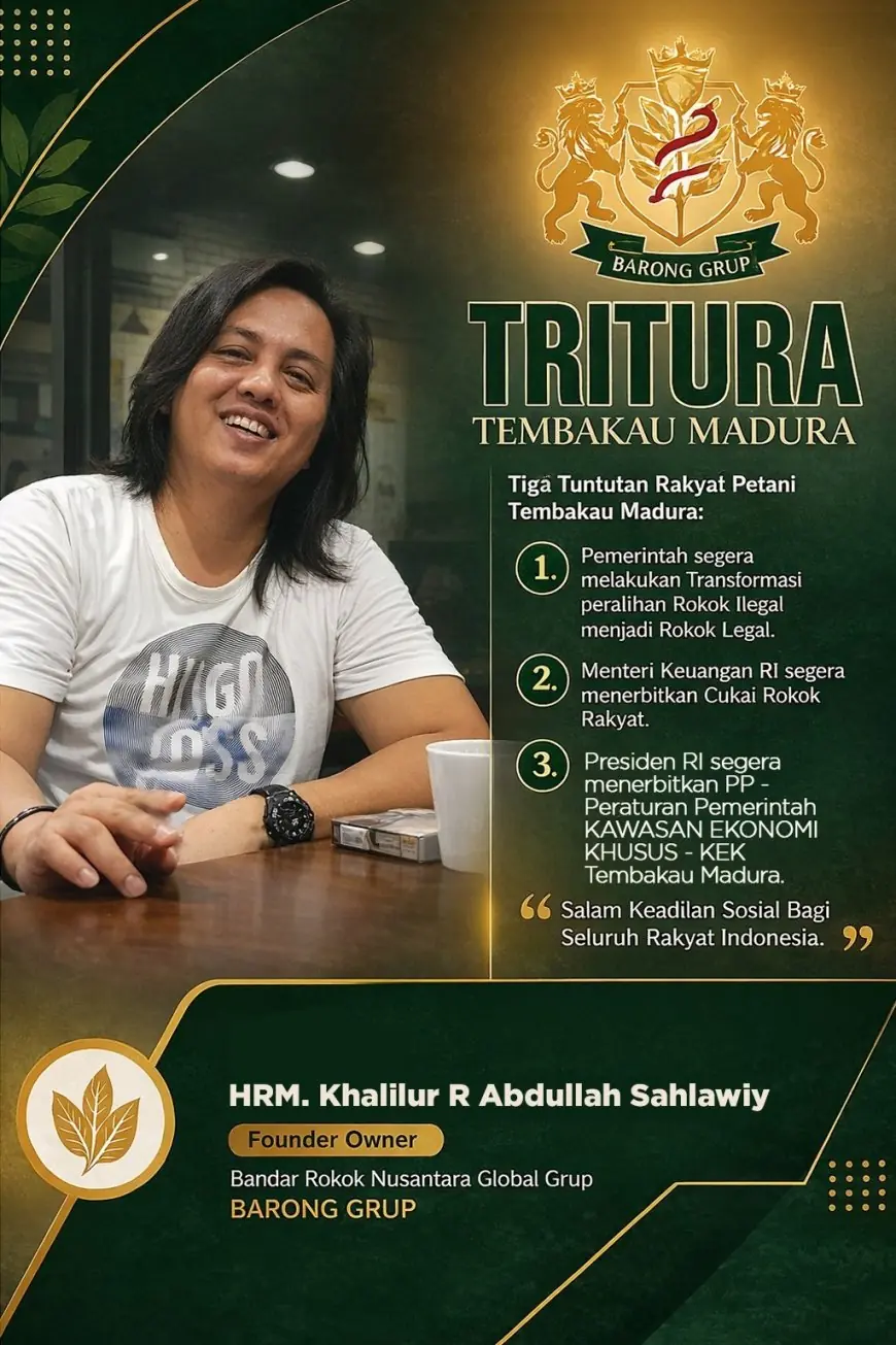 Gus Lilur Dukung Menkeu Purbaya Soal Layer Cukai Baru, Pintu Masuk Legalisasi Rokok Rakyat
