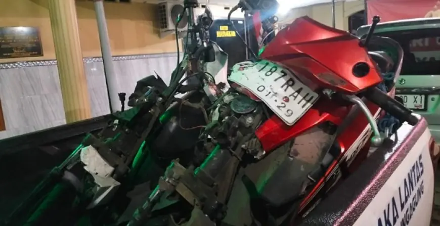 Laka Adu Banteng di Karangrejo, Satu Pengendara Meninggal Dunia di RSUD dr Iskak