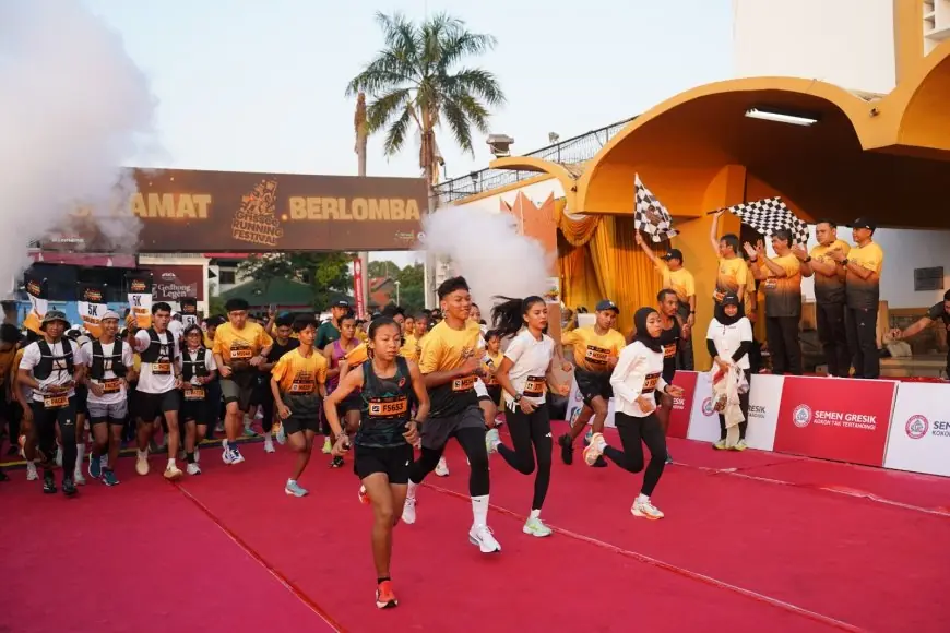 Semen Gresik Grissee Running Festival 2026, Ribuan Pelari Susuri Kawasan Heritage Industri di Gresik