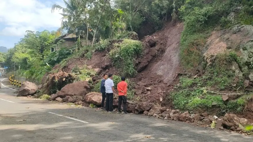 Sejumlah Titik Rawan Longsor Mengintai Jalur Pacitan-Ponorogo