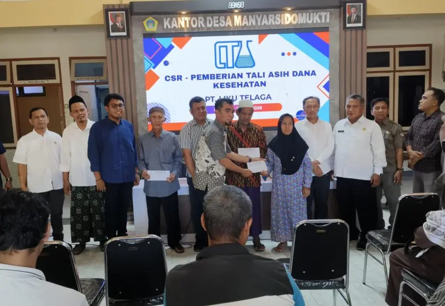 Salurkan CSR Kesehatan, Komitmen PT Liku Telaga untuk Warga Terdampak Asap Pabrik di Manyar Gresik
