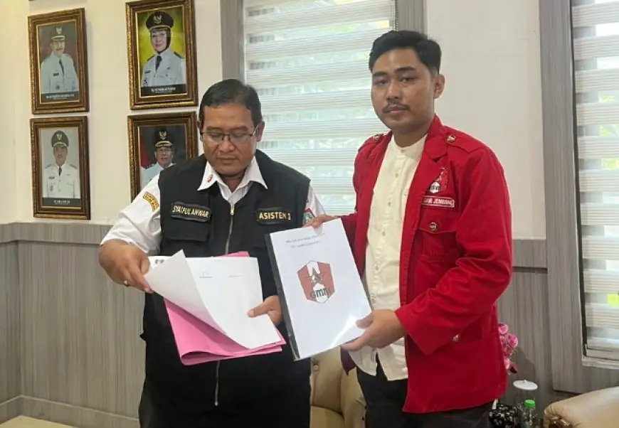 DPC GMNI Jombang Audiensi dengan Pemkab, Soroti Pengawasan Program Pemerintah Pusat