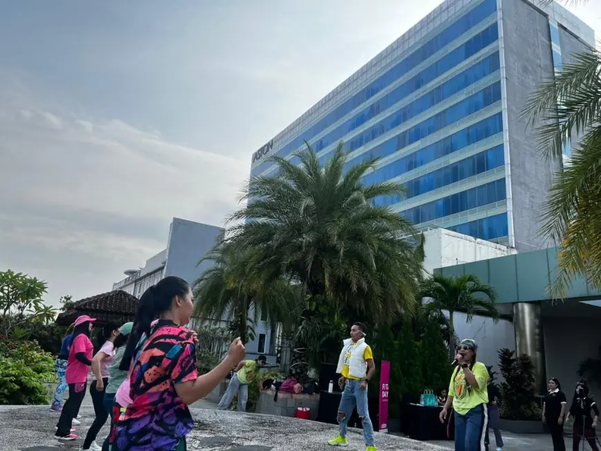 Zumba Party di Kedaton Aston Madiun Jadi Pesta Kebugaran Spektakuler