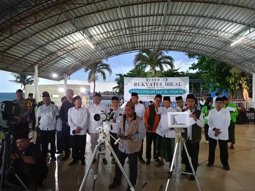 Hilal Dzulhijjah Terlihat di Tanjung Kodok Lamongan, Dua Saksi Disumpah