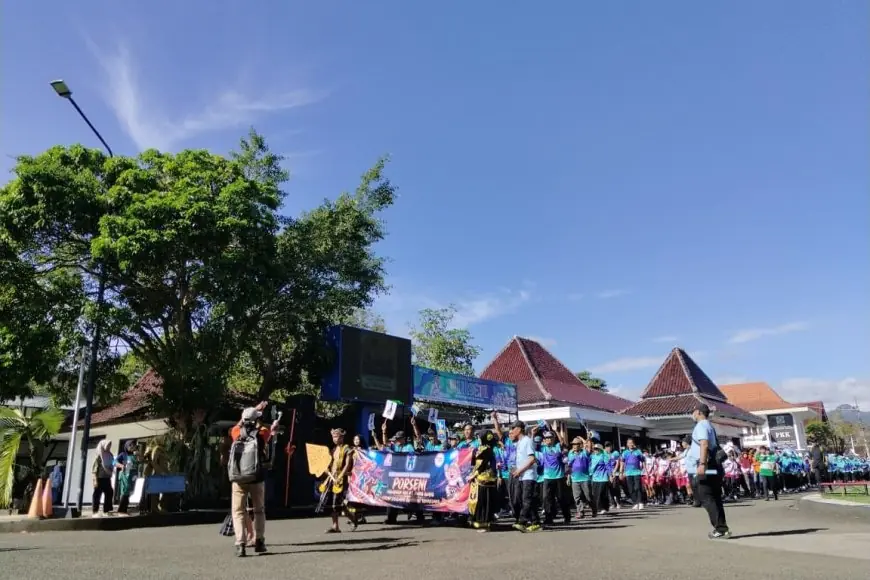 Jadi Ajang Pembinaan Atlet dan Seni, Gelaran PORSENI Dindik Pacitan 2026 Berlangsung Meriah