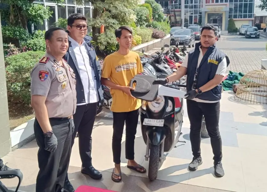 Kasus Residivis Curanmor Diungkap Polres Gresik, Motor Korban Dikembalikan