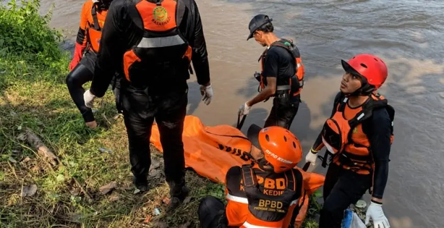 Hanyut Sejauh 35 Kilometer, Jenazah Mustofa Ditemukan di Wilayah Kediri