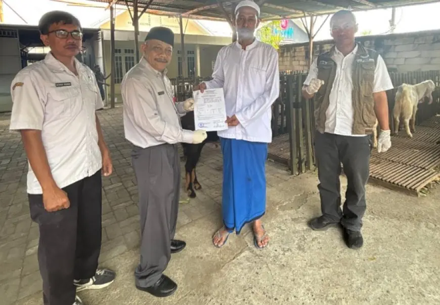 Disnak Jombang Sidak ke Lapak dan Tempat Penjualan Hewan Kurban