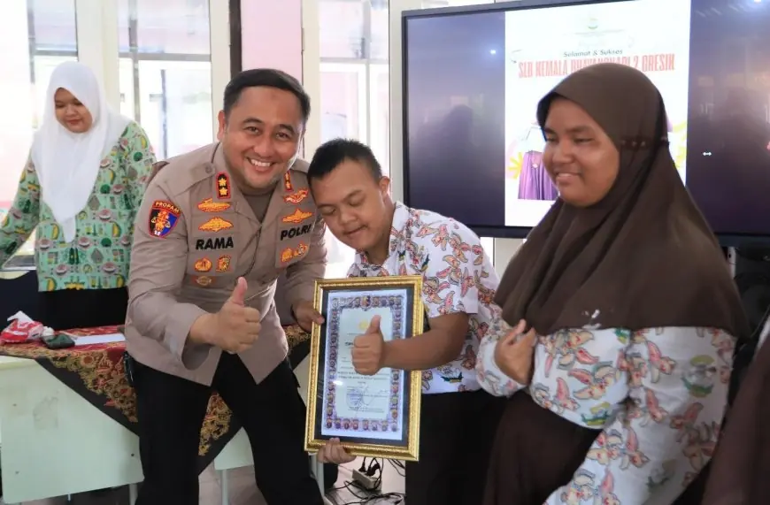 Berprestasi, Guru dan Siswa SLB Kemala Bhayangkari 2 Gresik Diapresiasi