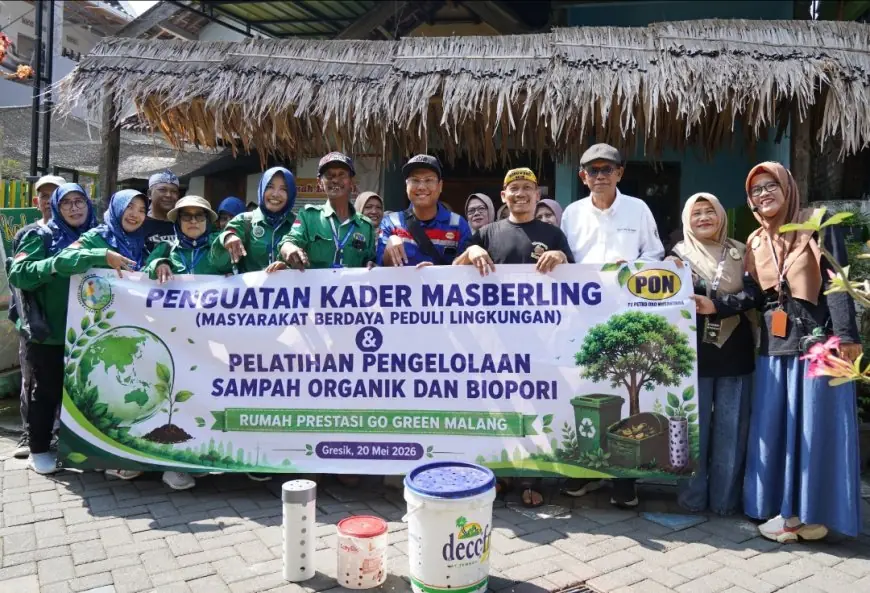Dari Sampah Jadi Bernilai, Kader MASBERLING PT PON Dibekali Pelatihan Pengolahan Sampah dan Biopori