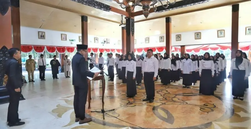 Lantik 88 PNS Baru, Wabup Syah Tekankan Pentingnya Inovasi di Tengah Keterbatasan Anggaran