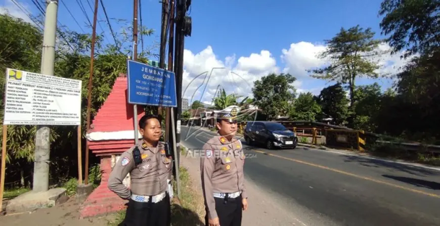 Mulai Hari Ini, Akses Jalan Nasional Tulungagung-Trenggalek Dialihkan Akibat Renovasi Jembatan