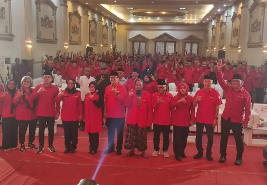 21 PAC PDI-P se-Jombang Dilantik, Kader Muda Didorong Kuasai Medsos