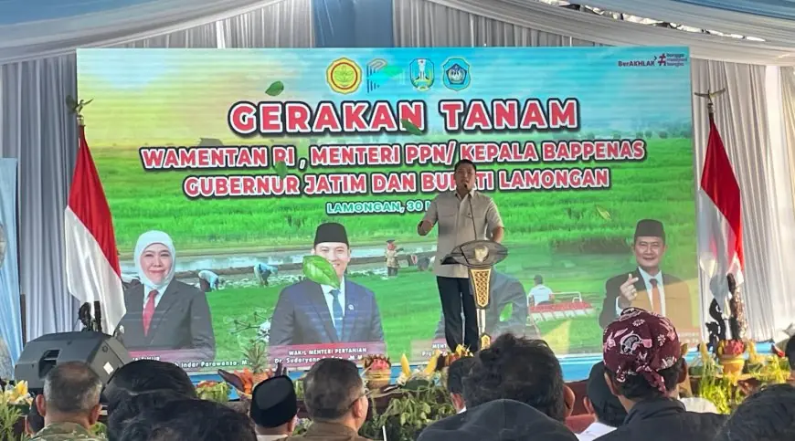 Wamentan RI di Lamongan: Cadangan Beras Nasional 28 Juta Ton Aman dari El Nino