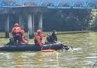 Tim SAR Cari Pemancing Asal Surabaya Tenggelam di Kali Lamong Gresik