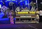 Semarak Tahun Baru Islam, Tradisi Pawai 1000 Lampion Hiasi Jalanan Kota Lamongan