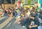 Polres Lamongan Amankan 74 Pemuda dan Puluhan Motor Brong Saat Pengamanan Pengesahan Warga Baru PSHT