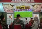 Kodim 0812 Lamongan Gelar Nobar Piala Dunia 2026 Bersama Tokoh Masyarakat