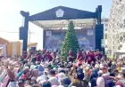 Festival Gunungan Nasi Krawu KWGe Vol. 4 Pecah Rekor MURI, Ribuan Warga Gresik Tumpah Ruah