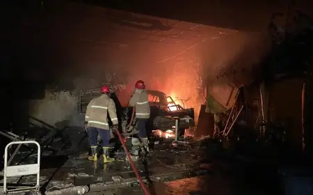 Gudang Playground dan Tiga Unit Mobil di Lamongan Ludes Terbakar, Kerugian Capai Rp200 Juta