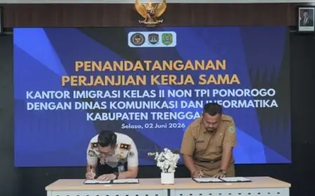 Gandeng Imigrasi Ponorogo, Kominfo Trenggalek Fokus Perkuat Informasi bagi Pekerja Migran