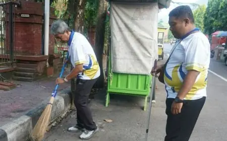 Peringati Hari Lingkungan Hidup, Sekda Trenggalek Pimpin Aksi Bersih Lingkungan
